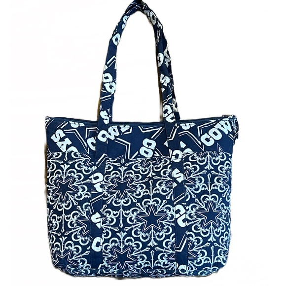 Dallas Cowboys Foldable Fabric Tote Bag โ OS โ Officially Licensed - Picture 4 of 12
